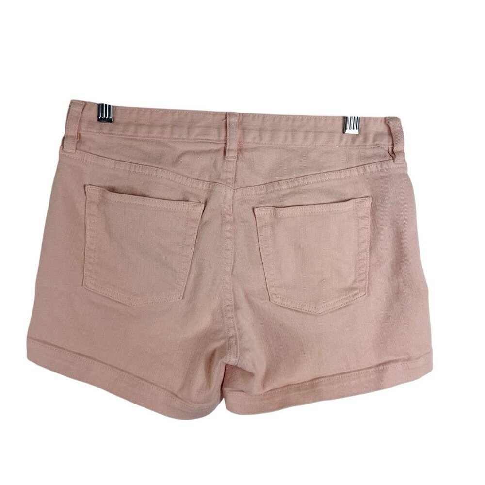 J.Crew Women's 0 Stretch Denim Shorts Pink Inseam 4" - Picture 2 of 11